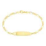 Bracelet Identit&eacute; Bartolomee Or Jaune - Bracelets Communion Enfant | Histoire d&rsquo;Or