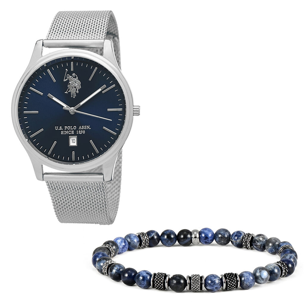Coffret De Montre U.s. Polo Assn. Bleu - Montres Homme | Histoire d’Or