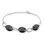 Bracelet Hattie Argent Blanc C&eacute;ramique Et Oxyde De Zirconium - Bracelets Femme | Histoire d&rsquo;Or