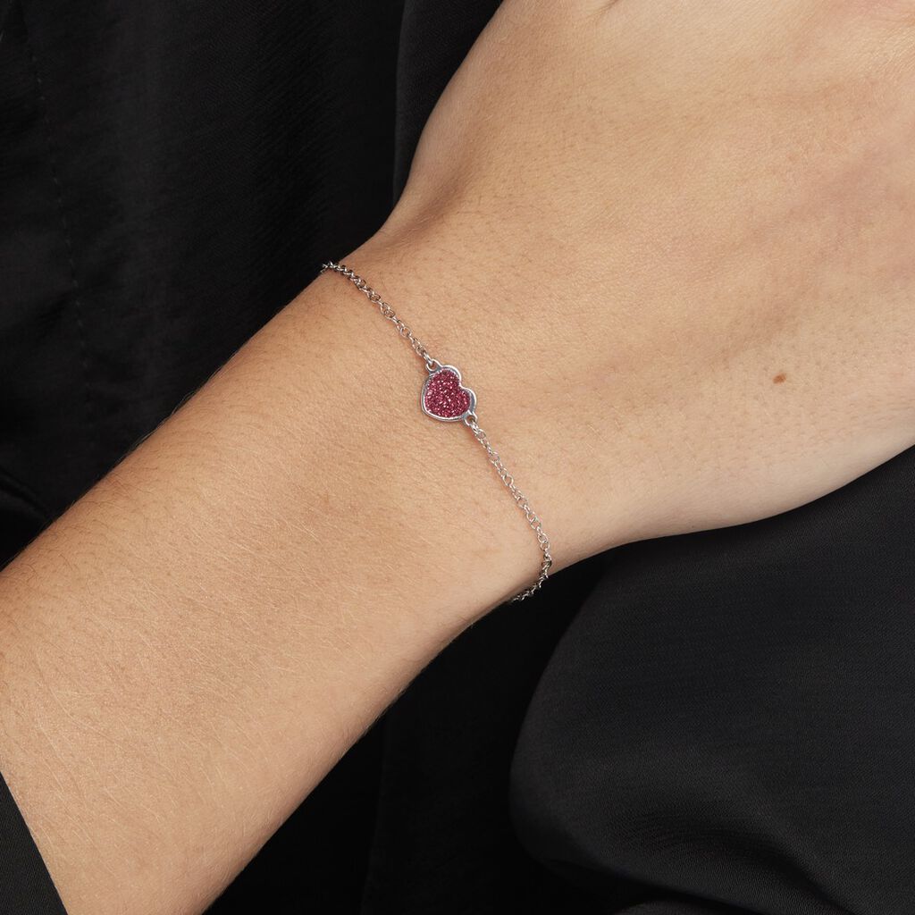 Bracelet Lara Argent Blanc - Bracelets Femme | Histoire d’Or