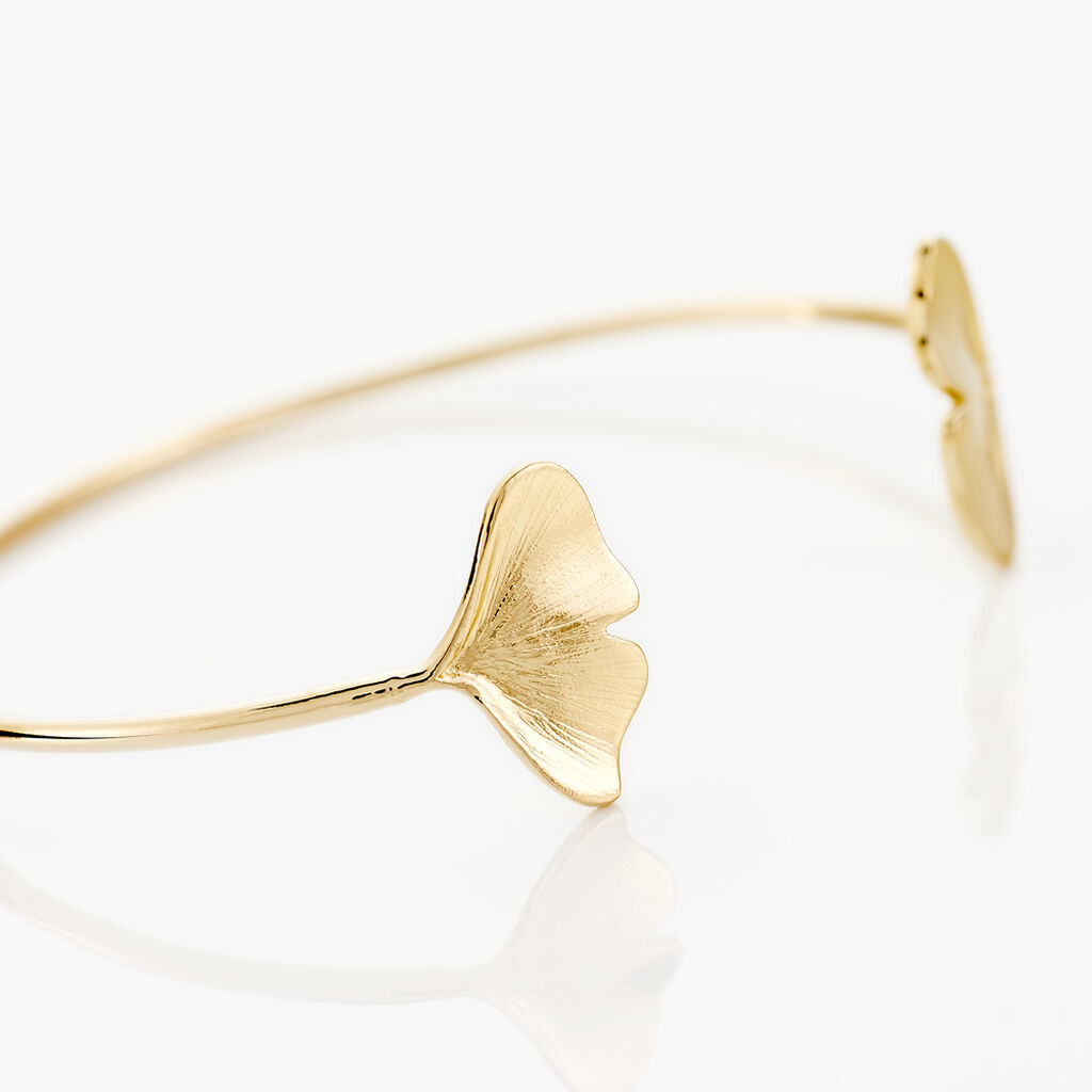 Bracelet Jonc Brita Plaqué Or Jaune - Bracelets fantaisie Femme | Histoire d’Or