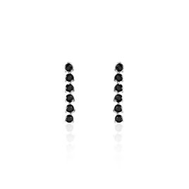 Bijoux D'oreilles Gastoun Argent Oxyde - Boucles d'oreilles fantaisie Femme | Histoire d’Or