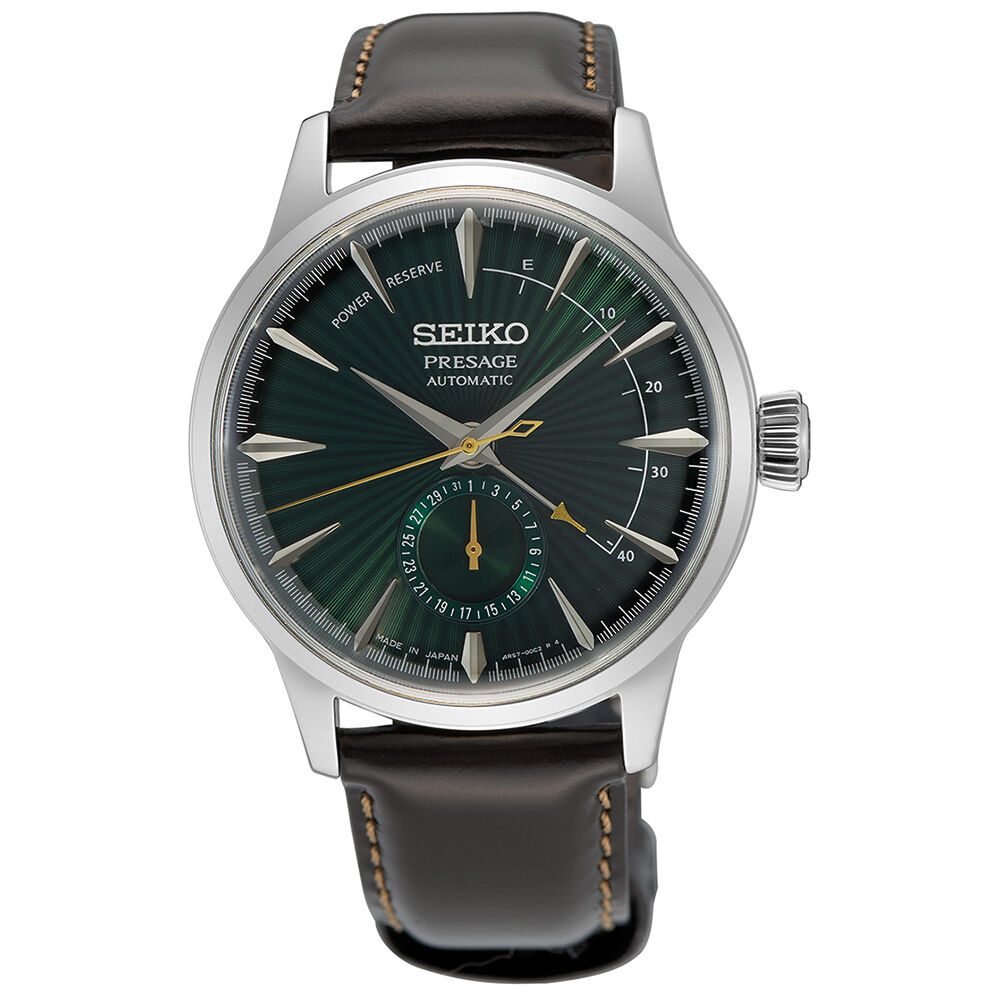 Montres Seiko SSA459J1 Acier Boucle d ployante simple Blanc Ronde
