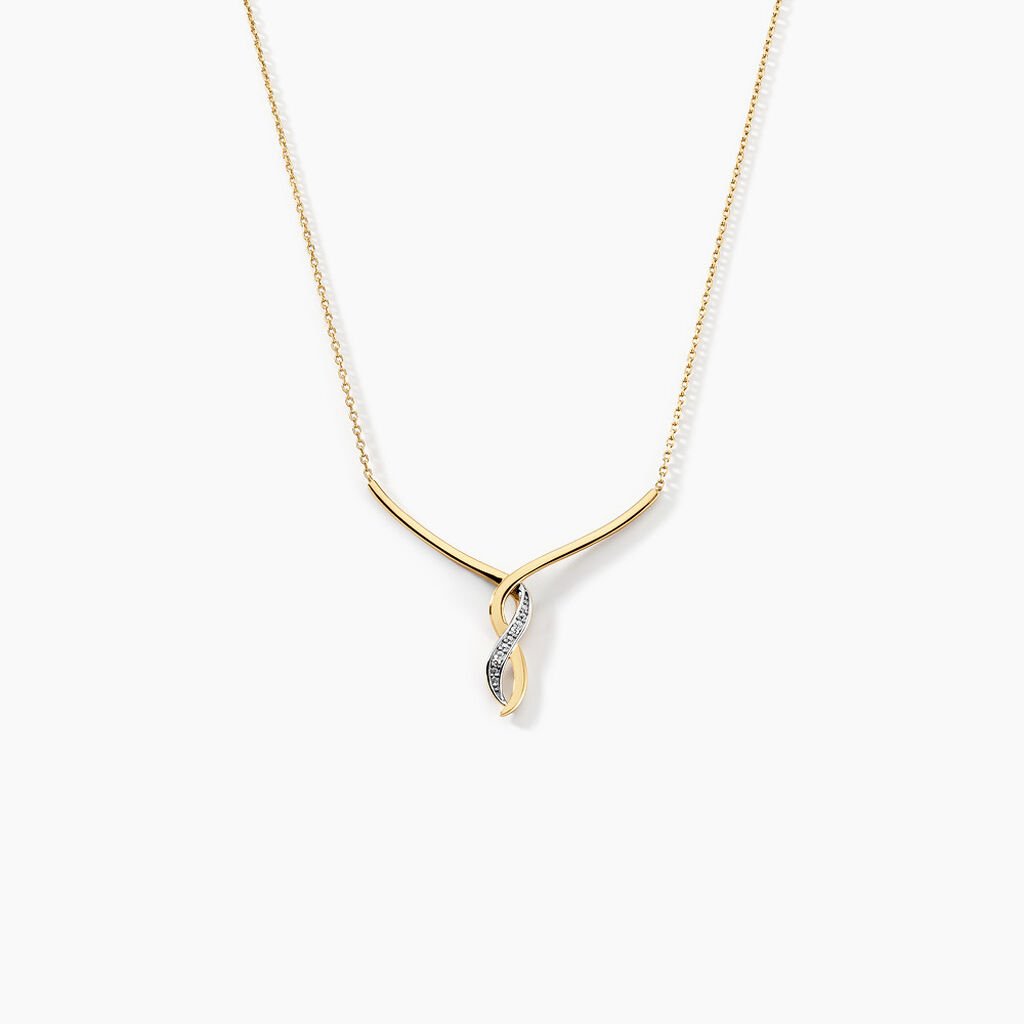 Collier Wynonna Or Jaune Diamant - Colliers Femme | Histoire d&rsquo;Or