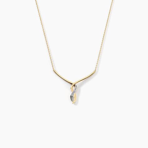 Collier Wynonna Or Jaune Diamant - Colliers Femme | Histoire d&rsquo;Or