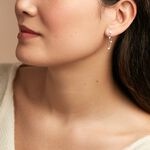 Boucles D'oreilles Pendantes Polka Argent Blanc - Boucles d'oreilles fantaisie Femme | Histoire d&rsquo;Or