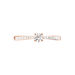 Bague Solitaire Hemera Or Rose Diamant - Bagues solitaires Femme | Histoire d’Or