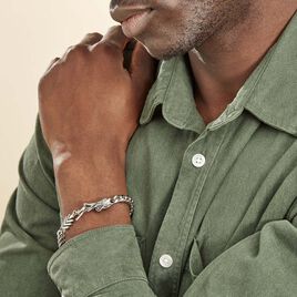 Bracelet Acier Gris Lacme - Bracelets fantaisie Homme | Histoire d’Or