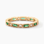 Bague Plaqu&eacute; Or Etna Oxyde De Zirconium - Bagues avec pierre Femme | Histoire d&rsquo;Or