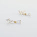Boucles D'oreilles Pendantes Cegolene Or Jaune Oxyde De Zirconium