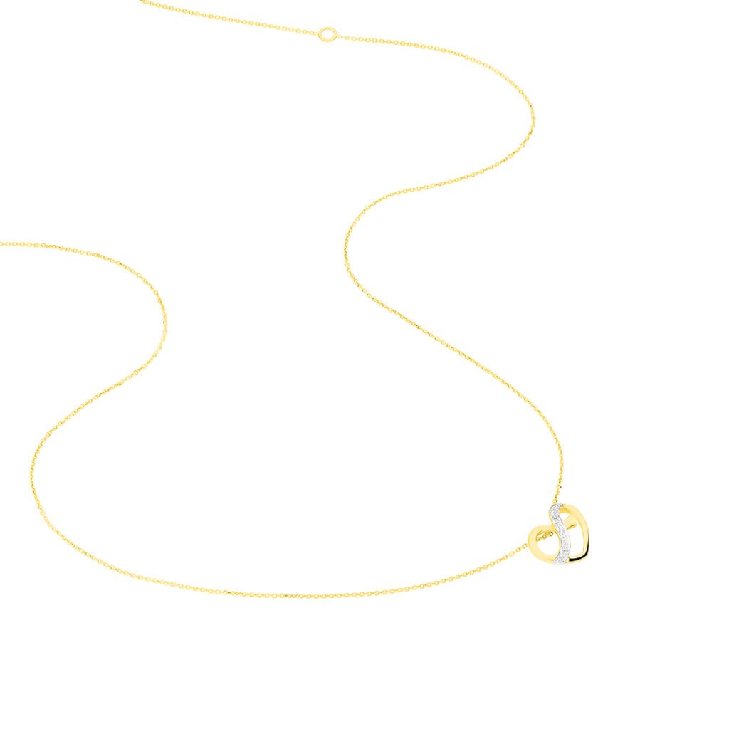 Collier Juliane Or Jaune Diamant - Colliers Femme | Histoire d’Or