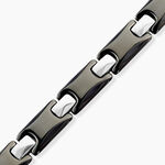 Bracelet Jourdan Halldor Acier Argent&eacute; - Bracelets Homme | Histoire d&rsquo;Or