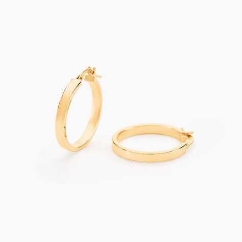 Créoles Cody Or Jaune - Boucles d'oreilles créoles Femme | Histoire d’Or