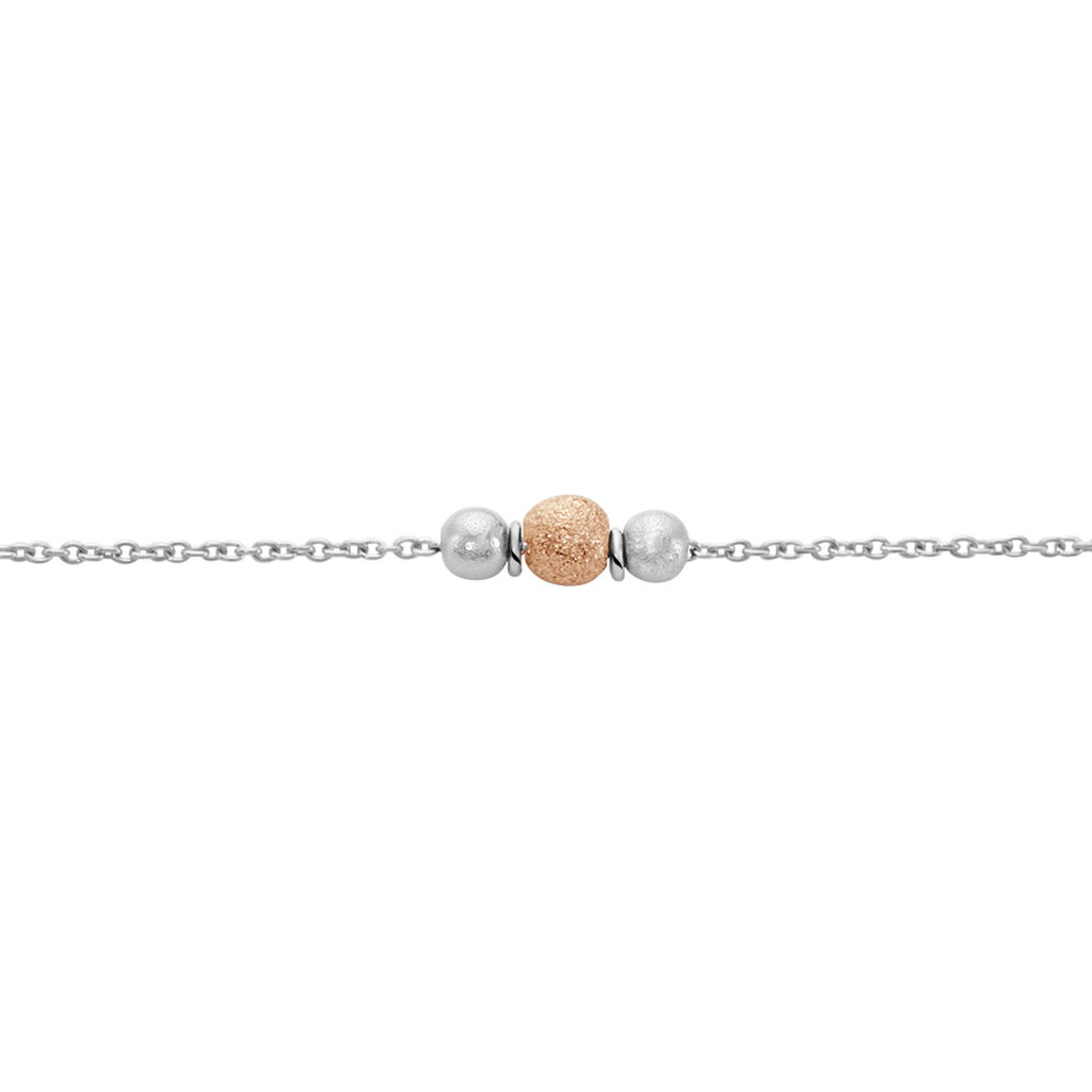 Bracelet Argent Bicolore Wilmart - Bracelets Femme | Histoire d’Or