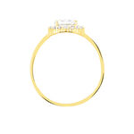 Bague Solitaire Cillie Or Jaune Oxyde De Zirconium - Bagues solitaires Femme | Histoire d&rsquo;Or