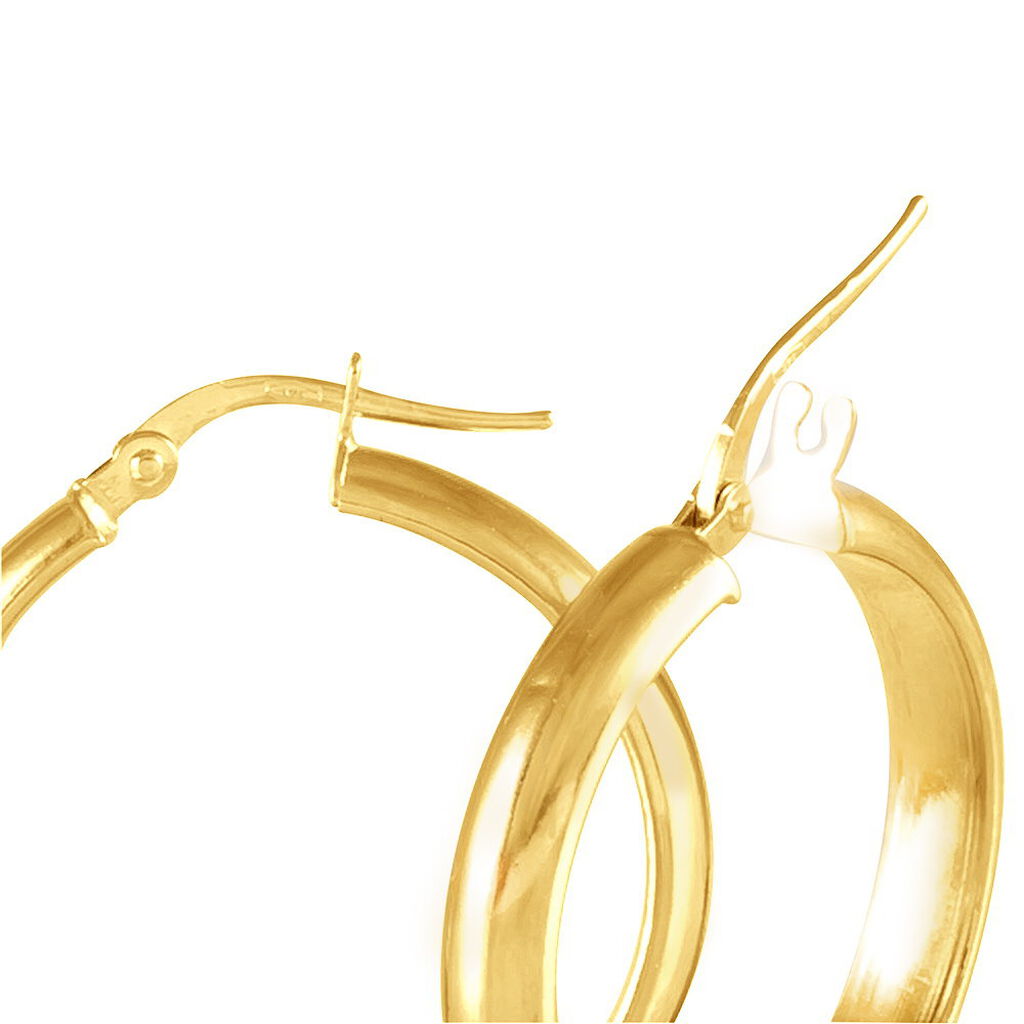 Créoles Vickie Or Jaune - Boucles d'oreilles créoles Femme | Histoire d’Or