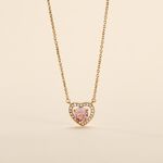 Collier Plaqu&eacute; Or Jaune Alais Oxyde De Zirconium - Colliers fantaisie Femme | Histoire d&rsquo;Or