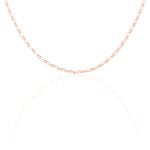 Cha&icirc;ne Ophelio Maille Alternee 1/1 Or Rose - Chaines Femme | Histoire d&rsquo;Or