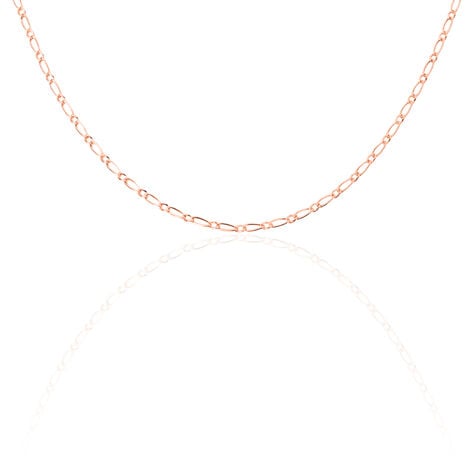 Cha&icirc;ne Ophelio Maille Alternee 1/1 Or Rose - Chaines Femme | Histoire d&rsquo;Or