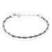 Bracelet Ciana Torsade Diamante Argent Blanc - Bracelets Femme | Histoire d’Or