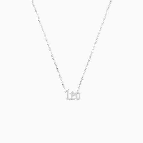 Collier Argent Blanc Astro - Colliers Zodiaque Femme | Histoire d&rsquo;Or