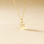 Pendentif Or Jaune Astraea Oxyde De Zirconium - Pendentifs Zodiaque Femme | Histoire d&rsquo;Or