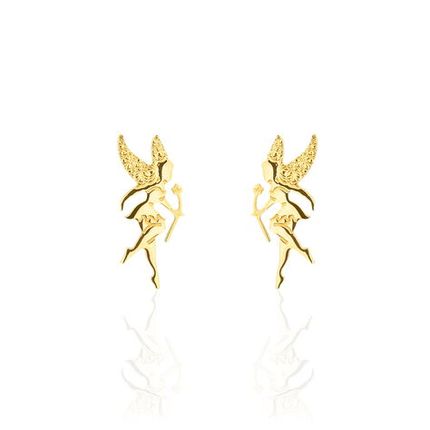 Boucles D'oreilles Puces Gabinienne Fee Or Jaune - Clous d'oreilles Femme | Histoire d’Or