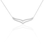 Collier Wilna Acier Blanc - Colliers fantaisie Femme | Histoire d&rsquo;Or