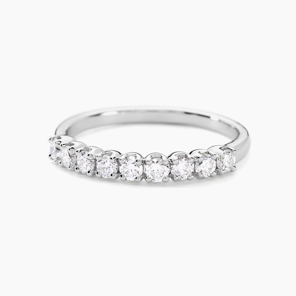 Alliance Eloise Or Blanc Diamant - Alliances Femme | Histoire d’Or