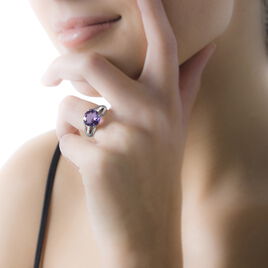 Bague Cecile Or Jaune Quartz Et Diamant - Bagues solitaires Femme | Histoire d’Or