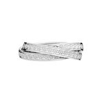 Alliance Bertina Demi Jonc Classique Or Blanc - Alliances Unisex | Histoire d&rsquo;Or