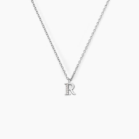 Collier Neruda Argent Blanc Oxyde De Zirconium - Colliers fantaisie Femme | Histoire d&rsquo;Or