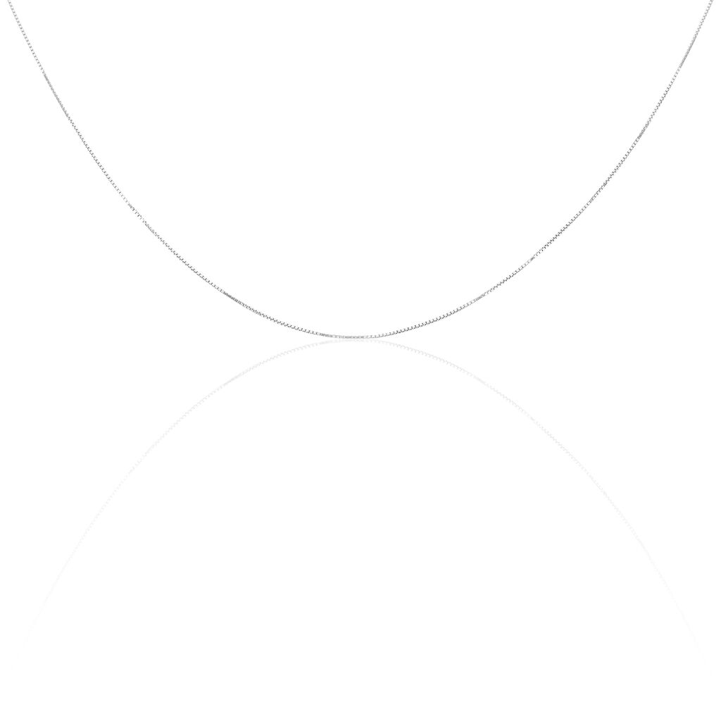 Cha&icirc;ne Nirina Maille V&eacute;nitienne Or Blanc - Chaines Femme | Histoire d&rsquo;Or