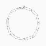 Bracelet Hekla Argent Blanc - Bracelets cha&icirc;ne Femme | Histoire d&rsquo;Or