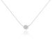 Collier Or Blanc Kristel Oxydes De Zirconium - Colliers Femme | Histoire d’Or