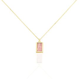 Collier Hallie Or Jaune Rhodochrosite - Colliers Femme | Histoire d’Or