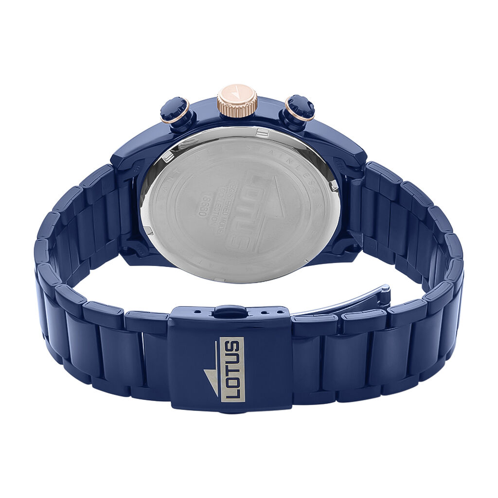 Montre Lotus Chrono Bleu - Montres Homme | Histoire d’Or