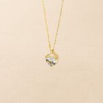 Collier Rosaline Or Jaune Topaze Et Oxyde De Zirconium - Colliers Femme | Histoire d&rsquo;Or