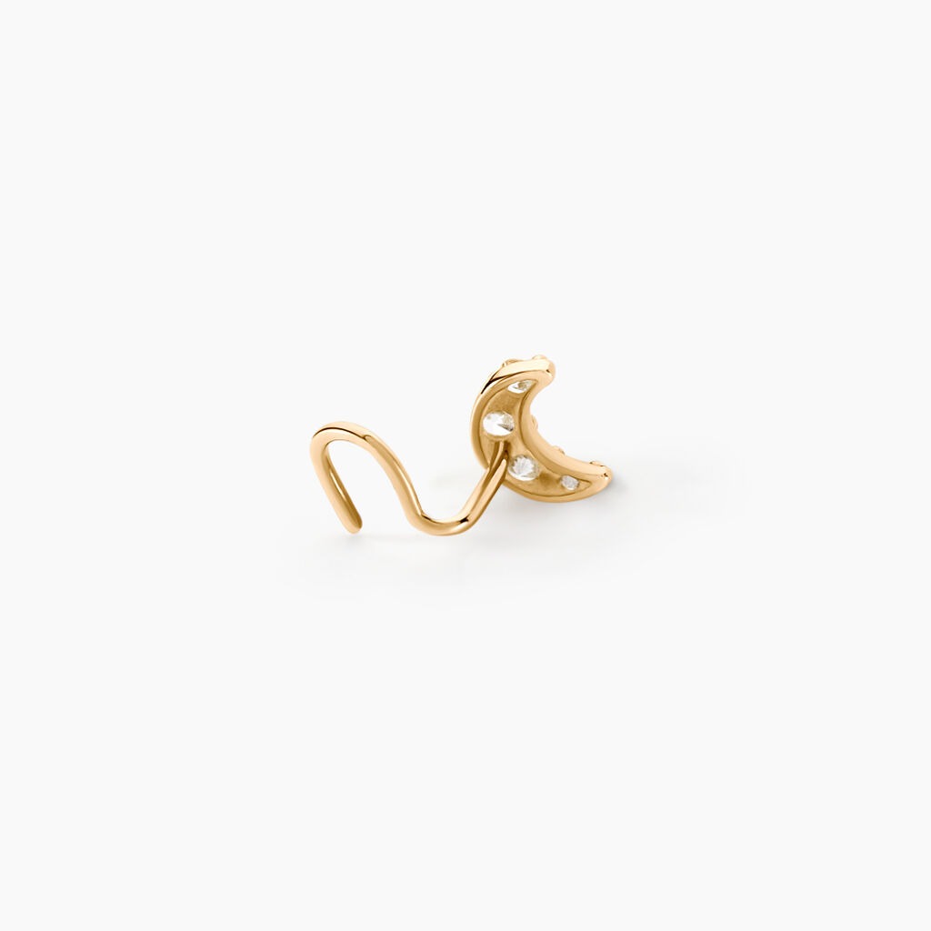 Piercing Mounna Or Jaune Oxyde De Zirconium - Bijoux Femme | Histoire d’Or