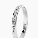 Alliance Heldea Ruban Plat Or Blanc - Alliances Unisex | Histoire d&rsquo;Or
