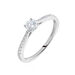 Bague Solitaire Hemera Platine Blanc Diamant - Bagues solitaires Femme | Histoire d’Or