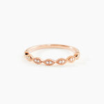 Bague Hestia Or Rose Oxyde De Zirconium - Bagues avec pierre Femme | Histoire d&rsquo;Or