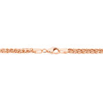 Bracelet Jolien Maille Spiga Or Rose - Bracelets cha&icirc;ne Femme | Histoire d&rsquo;Or