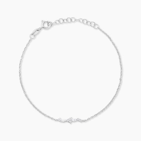 Bracelet Eclat d'Aurore Argent Blanc Oxyde De Zirconium - Bracelets Femme | Histoire d&rsquo;Or