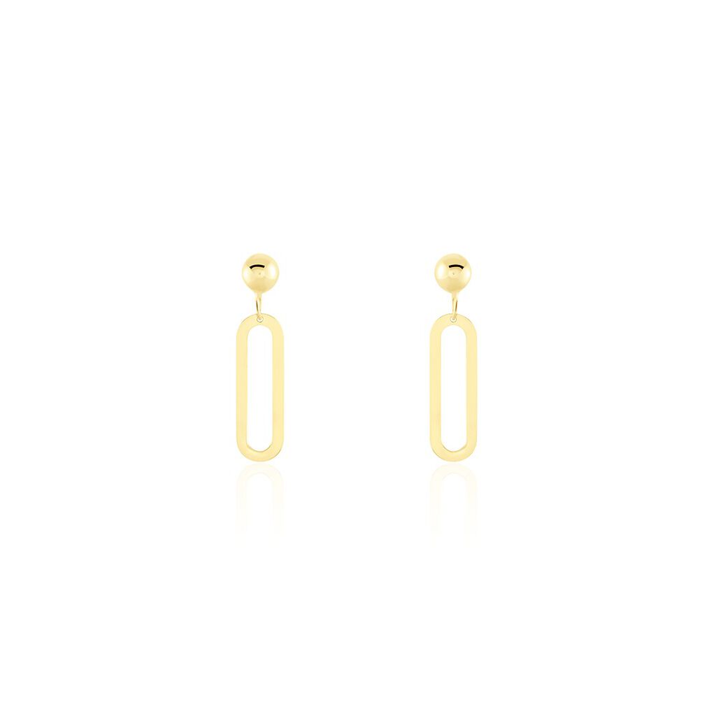 Boucles D'oreilles Pendantes Link Or Jaune - Boucles d'oreilles pendantes Femme | Histoire d’Or