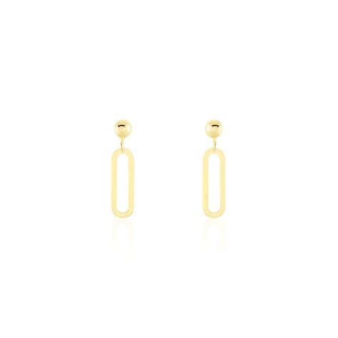 Boucles D'oreilles Pendantes Link Or Jaune - Boucles d'oreilles pendantes Femme | Histoire d’Or