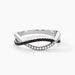 Bague Prudentia Argent Blanc Oxyde De Zirconium - Bagues avec pierre Femme | Histoire d’Or