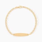 Bracelet Identit&eacute; Marcel Or Jaune - Bracelets Communion Enfant | Histoire d&rsquo;Or