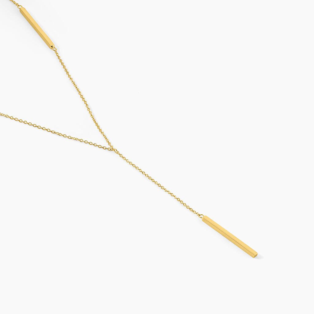 Collier Eilish Acier Jaune - Sautoirs Femme | Histoire d&rsquo;Or
