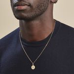 Pendentif Ange Rond Satine Or Jaune - Pendentifs Communion Famille | Histoire d&rsquo;Or